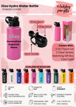Load image into Gallery viewer, 32oz Personalized Hydro Water Bottle