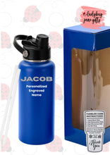 Load image into Gallery viewer, 32oz Personalized Hydro Water Bottle