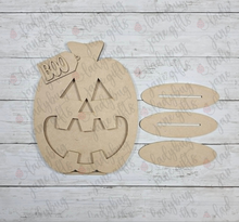 Load image into Gallery viewer, Light Up Pumpkin - DIY Bare Wood Blank