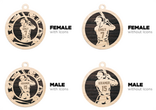Load image into Gallery viewer, LCS Art Operation Christmas Softball Ornament