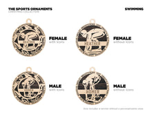 Load image into Gallery viewer, LCS Art Operation Christmas Swim Ornament