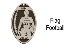 Load image into Gallery viewer, LGHS Operation Christmas Flag Football Ornament
