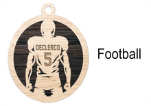Load image into Gallery viewer, LCS Art Operation Christmas Football Ornament