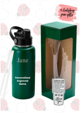 Load image into Gallery viewer, 32oz Personalized Hydro Water Bottle