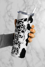 Load image into Gallery viewer, Cowhide Personalized Stainless Steel Tumbler Nana Grandma