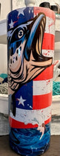 Load image into Gallery viewer, American Flag Fish Stainless Steel Tumbler