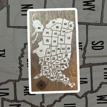 Load image into Gallery viewer, United States Map Decorative Sign Track Your Travels Map Learning Map