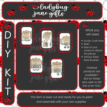 Load image into Gallery viewer, Latte Ornament Gift Card Holder - DIY Bare Wood Blanks