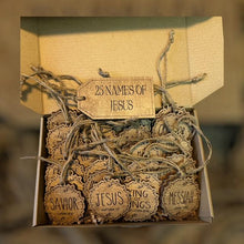 Load image into Gallery viewer, Jesus Advent Ornament Set: Celebrate Christmas with 25 Names of Christ