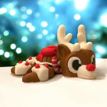 Load image into Gallery viewer, Turtle 3D Printed Reindeer Turtle Festive Fidget Toy Cute Christmas Desk Buddy Holiday Stocking Stuffer
