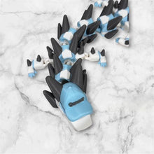 Load image into Gallery viewer, 3D Printed Baseball Dragon Articulated Sports Dragon Custom Team Colors Baseball Coach Gift Flexible 3D Print Handmade Baseball Lover Gift