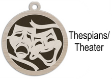 Load image into Gallery viewer, LCS Art Operation Christmas Theater/Thespians Ornament