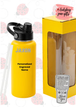 Load image into Gallery viewer, 32oz Personalized Hydro Water Bottle