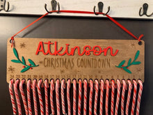 Load image into Gallery viewer, Candy Cane Countdown to Christmas