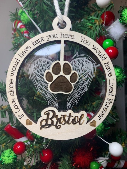 Pet Memorial Christmas Ornament Loyal companion