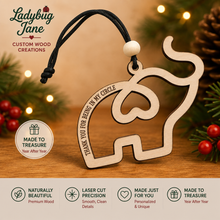 Load image into Gallery viewer, Elephant Friendship Sisterhood Tribe Circle ornament
