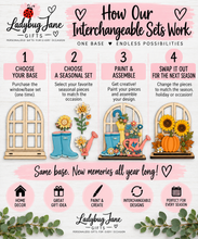 Load image into Gallery viewer, Spring Insert Interchangeable Window Design

