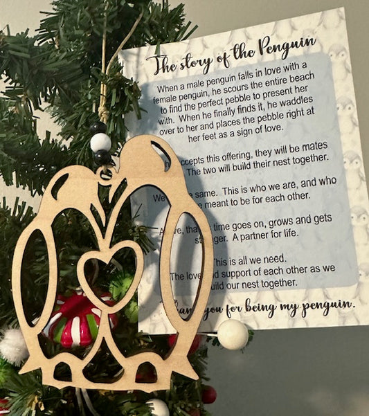 Penguin Partnership Story ornament