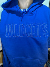 Load image into Gallery viewer, Wildcats Embossed Embroidery Sweatshirt/Hooded Sweatshirt
