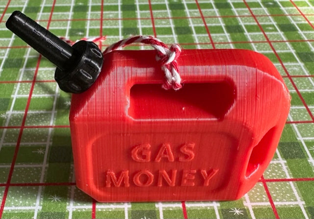 Super Cute Gas Can Money Ornament