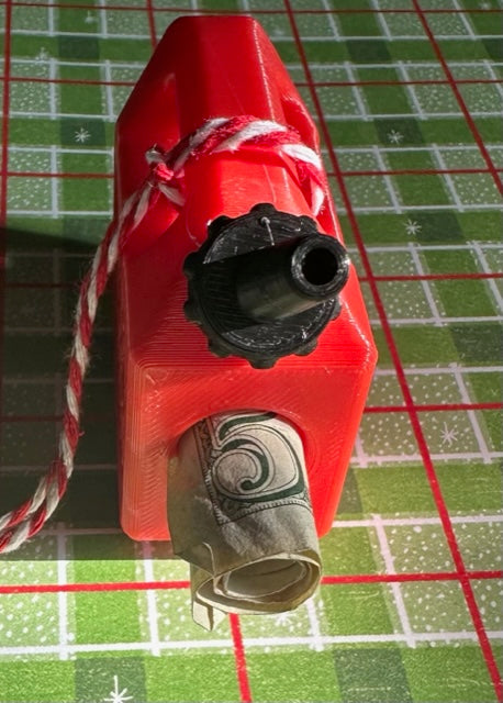 Super Cute Gas Can Money Ornament