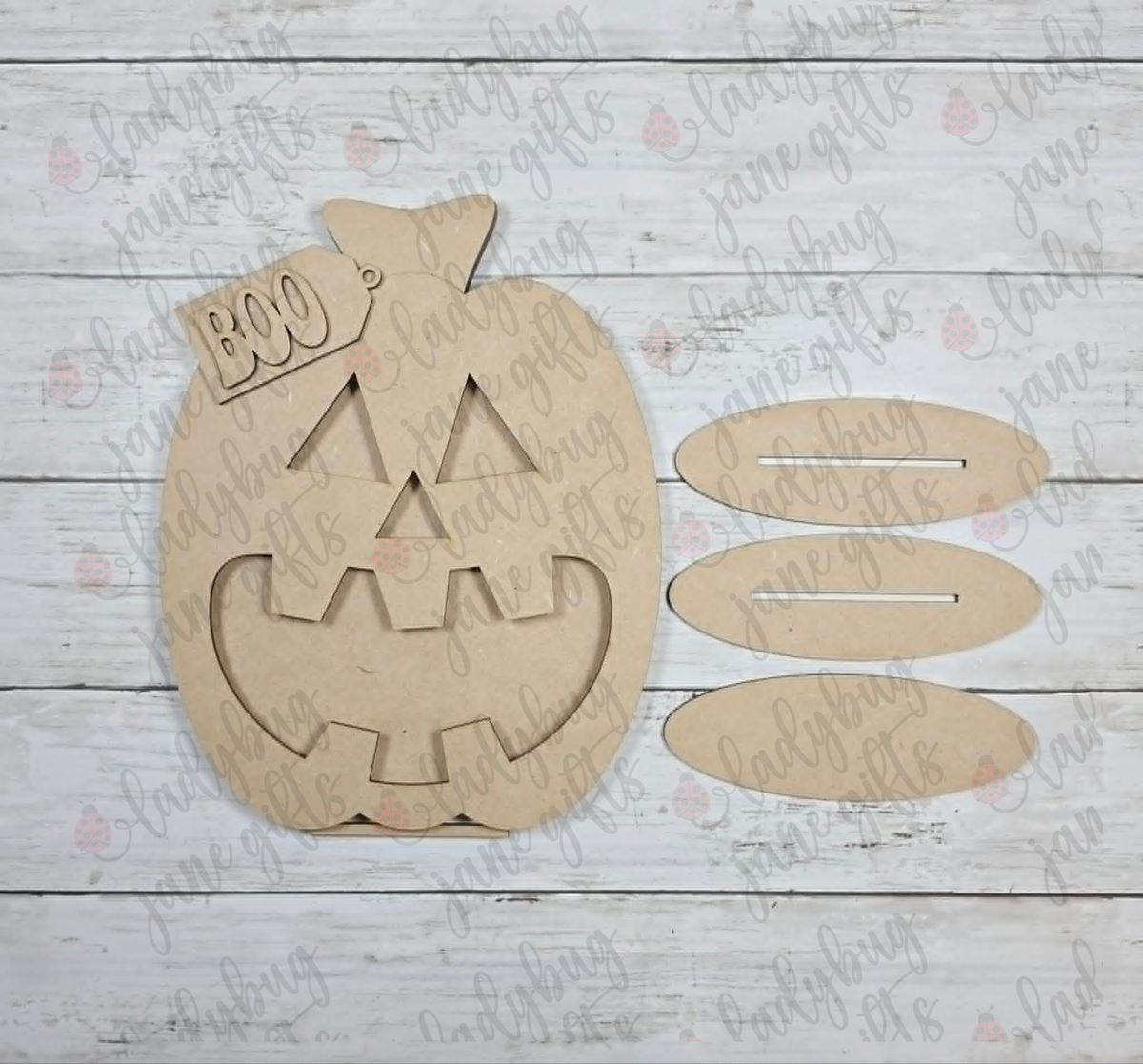 Light Up Pumpkin - DIY Bare Wood Blank