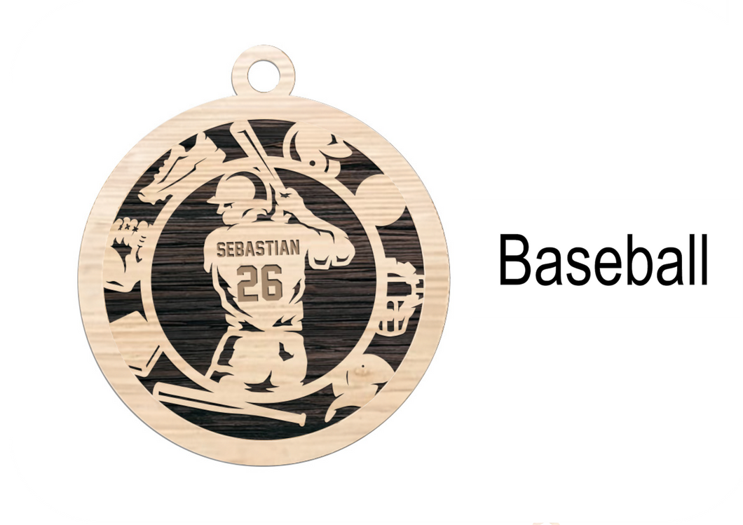 LGHS Operation Christmas Baseball Ornament