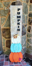 Load image into Gallery viewer, Hello Pumpkin Porch Leaner - DIY Bare Wood Blanks
