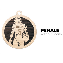 Load image into Gallery viewer, LGHS Operation Christmas Football Ornament
