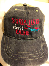 Load image into Gallery viewer, Embroidered Dive Hair Don't Car Cap
