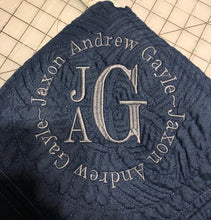 Load image into Gallery viewer, Embroidered Heirloom Baby Blanket
