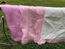 Load image into Gallery viewer, Embroidered Heirloom Baby Blanket
