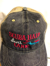 Load image into Gallery viewer, Embroidered Dive Hair Don't Car Cap

