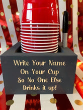 Load image into Gallery viewer, Solo cup holder with marker holder and/or Utensil holder
