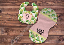 Load image into Gallery viewer, Catcus Pink Gift for Girl or Boy  -  Bib, Burp or Set Baby Baby Cactus Pink
