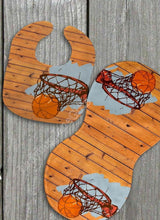 Load image into Gallery viewer, Baby Basketball Gift for Girl or Boy -   Bib, Burp or Set Baby  Basketball
