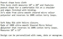 Load image into Gallery viewer, Baby Fox Gift for Girl or Boy  -  Bib, Burp or Set Baby Fox
