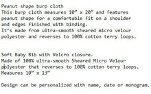 Load image into Gallery viewer, Baby Pink Rose Gift for Girl or Boy  -  Bib, Burp or Set Baby Pink Rose
