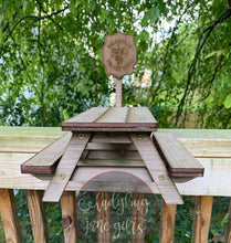 Load image into Gallery viewer, Squirrel Picnic Table - TOO CUTE!!!!
