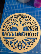Load image into Gallery viewer, Tree of Life Personalized Door Or Wall Decoration
