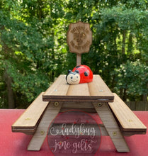 Load image into Gallery viewer, Squirrel Picnic Table - TOO CUTE!!!!
