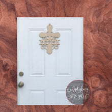 Load image into Gallery viewer, Beautiful Cross, Personalized Cross Wall Hanging, Cross Wall Hanging, Wooden Cross
