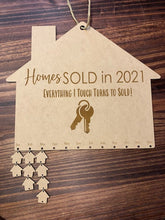 Load image into Gallery viewer, Realtor Celebration Sign, Homes Sold, Sold, Realtor
