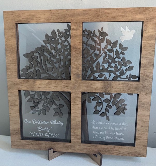 Window Tree Memorial Plaque Wall decoration Shelf Sitter