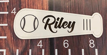 Load image into Gallery viewer, Baseball Bat Milestone Baby Pictures Newborn Gifts Milestones Baseball MVP Rookie Milestone Marker
