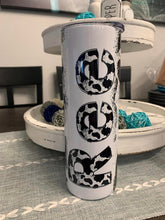 Load image into Gallery viewer, Cowhide Personalized Stainless Steel Tumbler Nana Grandma
