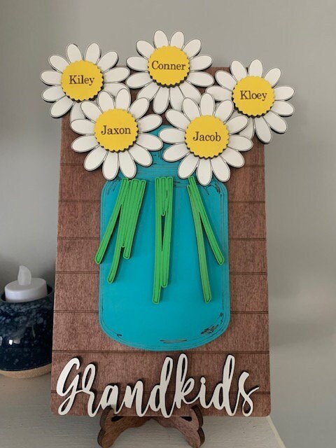 Mother's Day Personalized Flower Sign
