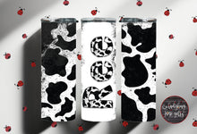 Load image into Gallery viewer, Cowhide Personalized Stainless Steel Tumbler Nana Grandma
