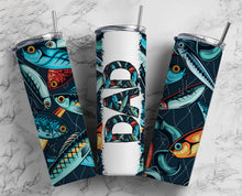 Load image into Gallery viewer, Fishing Lure Personalized Stainless Steel Tumbler
