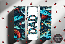 Load image into Gallery viewer, Fishing Lure Personalized Stainless Steel Tumbler

